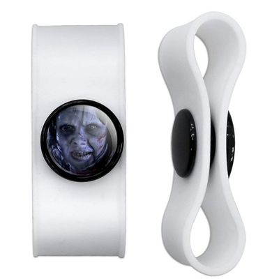 GRAPHICS & MORE The Exorcist Regan Character Headphone Earbud Cord Wrap - Charging Cable Manager - Wire Organizer Set of 2 - White
