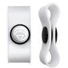 GRAPHICS & MORE Green Lantern Blackest Night White Lantern Logo Headphone Earbud Cord Wrap - Charging Cable Manager - Wire Organizer Set of 2 - Black view 1