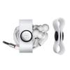 GRAPHICS & MORE Green Lantern Blackest Night White Lantern Logo Headphone Earbud Cord Wrap - Charging Cable Manager - Wire Organizer Set of 2 - Black view 2