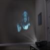 AtmosFEARfx Ghostly Apparitions Halloween Digital Decoration DVD with Large Holographic + Reaper Bros Window Projection Screens view 4
