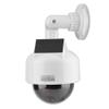 ASHATA Dome Dummy Security Camera, Indoor/Outdoor, Solar Powered, with Flashing LED Light, for Home, Warehouse, Shops view 1
