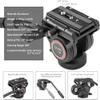 Cayer CF2451 Carbon Fiber Tripod Kit, 75 inches Video Tripod Leg with Fluid Head, 4-Section Tube Stand Convertible to Monopod for DSLR Camera, Video Camcorder, Max Load 13.2lb view 2