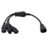HTCable UPS PDU Computer PC Power Splitter Cord C14 to 3 x C13 10A 250V Extension Cable 30cm (C14-3xC13 30cm) view 2