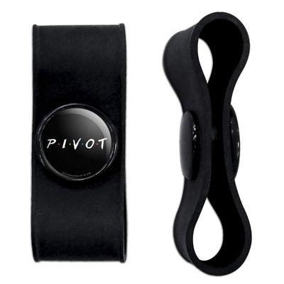GRAPHICS & MORE Friends Pivot Headphone Earbud Cord Wrap - Charging Cable Manager - Wire Organizer Set of 2 - Black