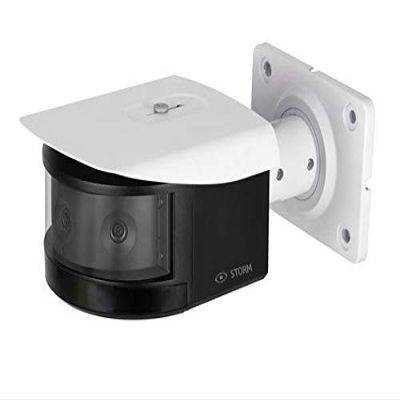 INAXSYS-ICT SECURITY SYSTEMS | INSBO6180IRF | 3x2 MP (6MP) Multi-Lens Panoramic Network IR Bullet Camera, Focal Length 3.6mm, Smart Detection, IP67 Weatherproof, RJ45 Connection