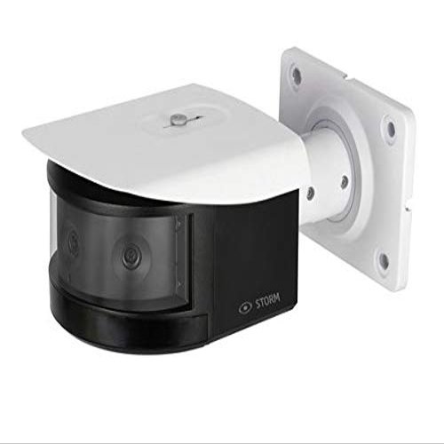 INAXSYS-ICT SECURITY SYSTEMS | INSBO6180IRF | 3x2 MP (6MP) Multi-Lens Panoramic Network IR Bullet Camera, Focal Length 3.6mm, Smart Detection, IP67 Weatherproof, RJ45 Connection