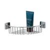 Tiger Onu Corner Shower Basket, Stainless Steel, Chrome, 21.8 x 8.4 x 21.8 cm view 1