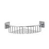 Tiger Onu Corner Shower Basket, Stainless Steel, Chrome, 21.8 x 8.4 x 21.8 cm view 2