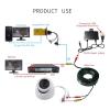 Zetiling 2 in 1 BNC DC Security Camera Extension Cable for CCTV Video Power Wire Black Cord 10M Length for Surveillance Systems view 4