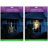 40" x 60" Window Gray Holographic + 40" x 60" White Window Rear Projection Screens with Mounting Hardware for Projecting Halloween Videos view 1
