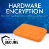 LaCie Rugged SSD 2TB Solid State Drive  USB-C USB 3.2 NVMe speeds up to 1050MB/s, IP67 Water Resistant, 3m Drop resistant, Encryption, 5-year Warranty with Data Recovery, 1 Mo Adobe CC (STHR2000800) view 4