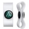 GRAPHICS & MORE Harry Potter Deathly Hallows Logo Headphone Earbud Cord Wrap - Charging Cable Manager - Wire Organizer Set of 2 - White view 1