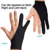 Gzingen 5 Pieces Artist Glove for Drawing Tablet, Two-Finger Tablet Drawing Gloves, Digital Artist Gloves for Graphics Pen Drawing Tablet Monitor Painting, Suitable for Right and Left Hand view 2