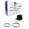 Replacement Part For Bissell Vacuum Cleaner 1 Plated Cartridge Filter With 2 Flat Belts For Models 26T5, 35766, 3576M, 6582, 6579, 65793, 65823, 6582R view 1