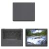 Decalrus - Protective Decal for Dell Latitude 13 5300 2-in-1 (13.3" Screen) Laptop Grey Carbon Fiber Skin case Cover wrap CFdellLatitude13_5300Grey view 1