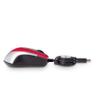Verbatim USB C Corded Mini Travel Type C Optical Wired Mouse for Mac and PC- Red view 4