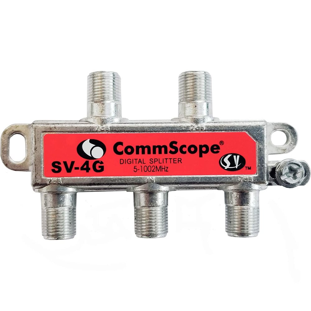 Commscope SV-4G Coaxial 5-1000Mhz 4-Way Splitter - 50 Pack