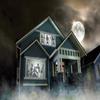 AtmosFEARfx Bone Chillers Halloween Digital Decoration DVD with Large Holographic + Reaper Bros Window Projection Screens view 3