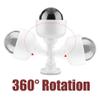 Lazmin Dummy Security Camera, Indoor Outdoor Fake Dome Dummy LED Surveillance Security Motio Camera 360 Rotation view 3