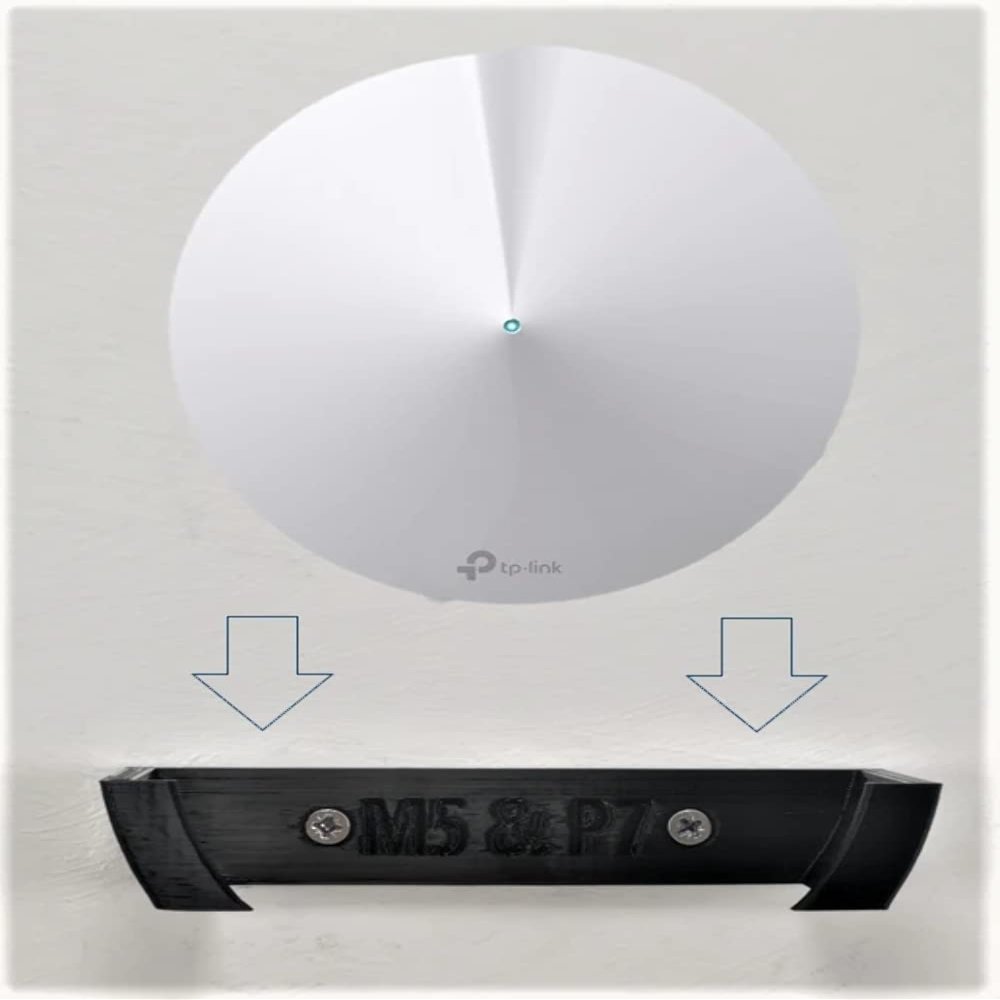 Tp Link Deco M5 & P7 Wall Mount Wall Bracket for WiFi Mesh System Black
