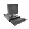 Lowell KDMS Heavy Duty Rack Shelf for Monitor/Keyboard; Rack Space: 4.34 Inches (Slightly More Than 2U); 19 Inches Wide x 20 Inches Deep; Reinforced Top Supports Monitors of Varying Heights view 4