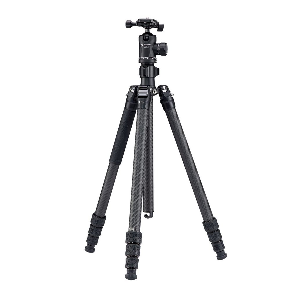 FotoPro Sherpa Plus 4-Section Carbon Fiber Tripod/Monopod with FPH-52QS Ball Head, Black