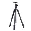 FotoPro Sherpa Plus 4-Section Carbon Fiber Tripod/Monopod with FPH-52QS Ball Head, Black view 1