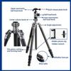 FotoPro Sherpa Plus 4-Section Carbon Fiber Tripod/Monopod with FPH-52QS Ball Head, Black view 3