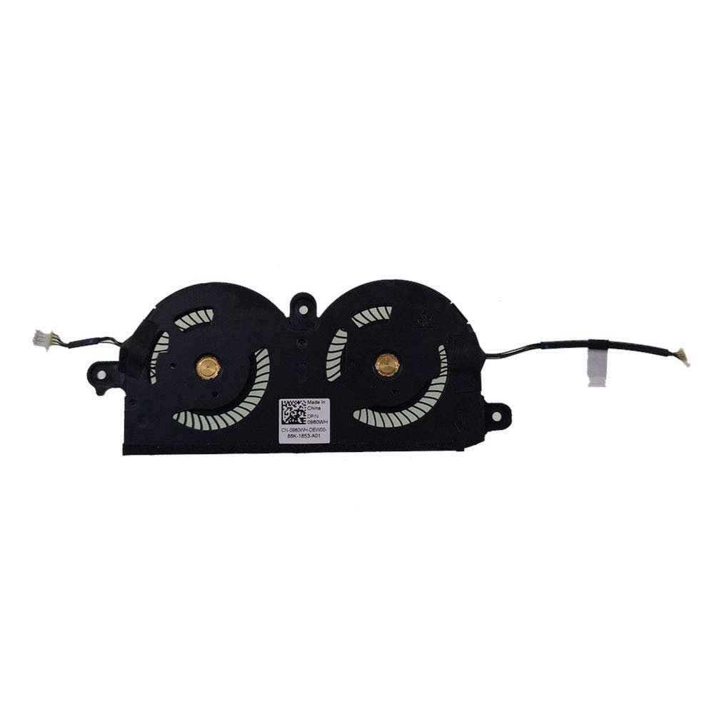 Laptop CPU Fan for DELL XPS 13 9370 0PNWJR 0980WH PNWJR 980WH New