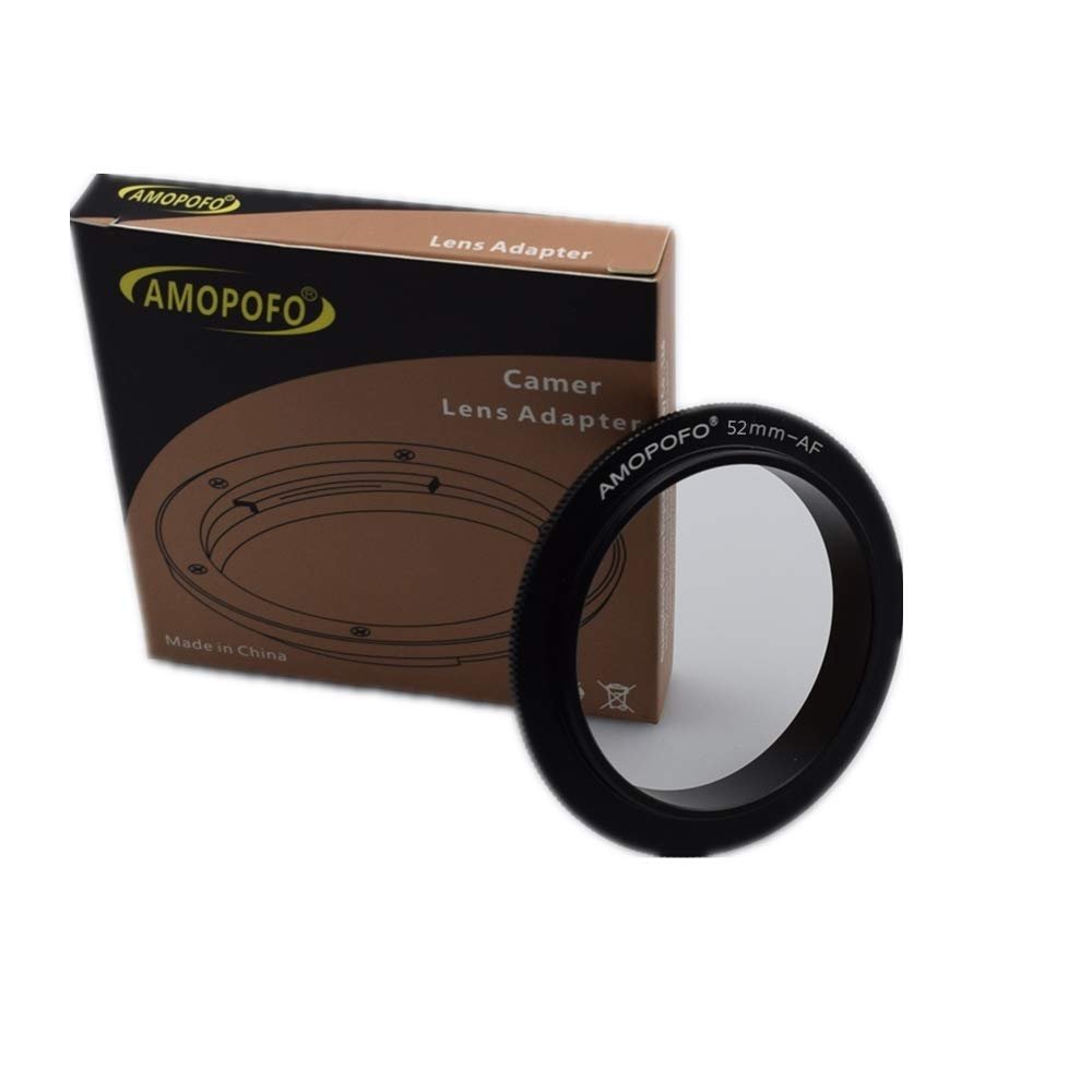 52mm to AF Reverse Adapter Ring,52mm-AF Macro Shoot Ring,Compatible with for Sony Alpha (and Minolta AF) Camera A350,A230,A330,A580,A33,A55,A35,A65,A77,A99,A58,5D,7D,7,9xi,7xi,5xi,Macro Shoot.