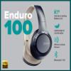 Cleer Enduro 100 Bluetooth Headphones, 40mm Ironless Driver, Deep Bass Over The Ear Headphones, 100Hr Play, Dual-Mic, Clear Calls, Comfort Fit, Bluetooth 5.0, Hi-Res Foldable Wireless Headphone, Navy view 2