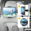 AHK Car Headrest Mount Holder, for iPad Pro/Air/Mini, Tablets, Nintendo Switch, iPhone, Samsung Galaxy/Note, Smartphones, Compatible with 4.5" to 10" Device, 360 Rotation view 4