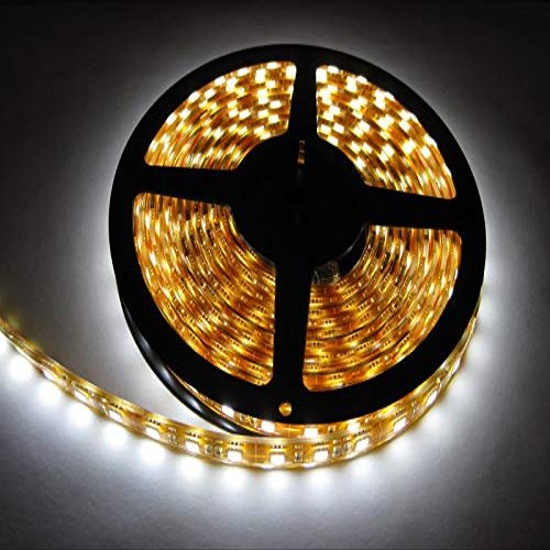 illuminous LED 12V Flex Strip Super Bright Cool White Waterproof IP68, LED Reel only (Does not Include Controller or Power Supply)