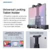 ARKON Mounts - Forklift Locking Tablet Mount with 8.5-inch Shaft Arm Adjustable Flexibility Effortless Installation Engineered for Warehouse Vehicles Fits iPad and Samsung Tablets view 3