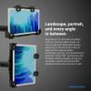ARKON Mounts - Forklift Locking Tablet Mount with 8.5-inch Shaft Arm Adjustable Flexibility Effortless Installation Engineered for Warehouse Vehicles Fits iPad and Samsung Tablets view 4
