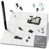 Magnetic Mat, Magnetic Project Mat, Unamela Large Size Mat with Dry Erase Pen - Preventing Losing Screws When Repairing Cell Phone, Laptop or Other Electronics view 1
