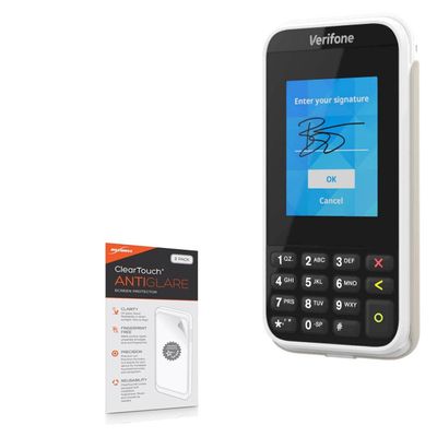 BoxWave Screen Protector Compatible with Verifone e285 - ClearTouch Anti-Glare (2-Pack), Anti-Fingerprint Matte Film Skin