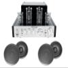 Rockville BluTube Bundle: 70W Tube Amplifier/Stereo Receiver w Bluetooth, (2) Pair HC85 700W 8" in-Ceiling Home Theater Speakers 8-Ohm, 3-Items view 1