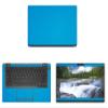 Decalrus - Protective Decal for Dell Latitude 13 5300 2-in-1 (13.3" Screen) Laptop LITE Blue Carbon Fiber Skin case Cover wrap CFdellLatitude13_5300LiteBlue view 1
