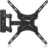 Full Motion TV Wall Mount Bracket Articulating Arms Swivels Tilts Extension for Most 24-55 Inch LED LCD Flat Curved Screen TVs, Max VESA 400x400mm up to 66lbs by Pipishell view 1