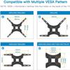 Full Motion TV Wall Mount Bracket Articulating Arms Swivels Tilts Extension for Most 24-55 Inch LED LCD Flat Curved Screen TVs, Max VESA 400x400mm up to 66lbs by Pipishell view 2
