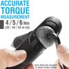 MARQUE Adjustable Bike Torque Wrench  4, 5, 6 Nm Dial Portable Mini Bicycle Multitool Allen Key Tool, includes 3, 4, 5 mm Hex, T 25 Tool Bits  Repair Your Road and MTB at Home Garage - Cyclist Gift view 2