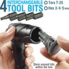MARQUE Adjustable Bike Torque Wrench  4, 5, 6 Nm Dial Portable Mini Bicycle Multitool Allen Key Tool, includes 3, 4, 5 mm Hex, T 25 Tool Bits  Repair Your Road and MTB at Home Garage - Cyclist Gift view 4