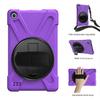 Amazon Fire 7 2019/2017 Case, Heavy Duty Kickstand Shockproof Protective Case Cover for Amazon Fire 7 2019/2017 with a Hand Strap/a Shoulder Strap - Purple view 1
