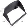 7 Inch GPS Navigation Sun Shade Visor Black Hood Reducing 300 Lumens of Light 6.7x4.3x2.0 Inch view 4