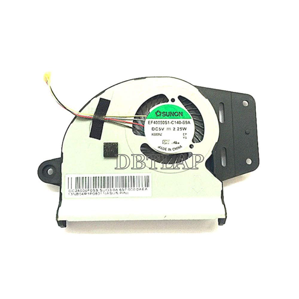 DBTLAP Compatible for Asus UX303 UX303L UX303LN UX303LA UX303LB P/N: EF40050S1-C140-S9A DC28000F0SS GPU Cooling Fan 4-Wires Smaller Fan