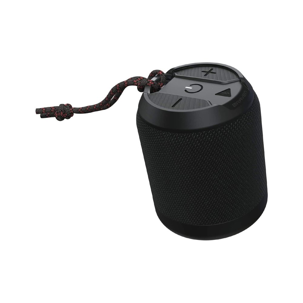Braven BRV-Mini - Waterproof Pairing Speaker - Rugged Portable Wireless Speaker - 12 Hours of Playtime - Black (604203553)