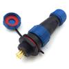 Uonecn SP13 9Pin Power Electrical Wire Connector Waterproof Male Plug&Female Socket for LED Light Equipment 9Pin 3pcs view 2