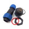 Uonecn SP13 9Pin Power Electrical Wire Connector Waterproof Male Plug&Female Socket for LED Light Equipment 9Pin 3pcs view 3