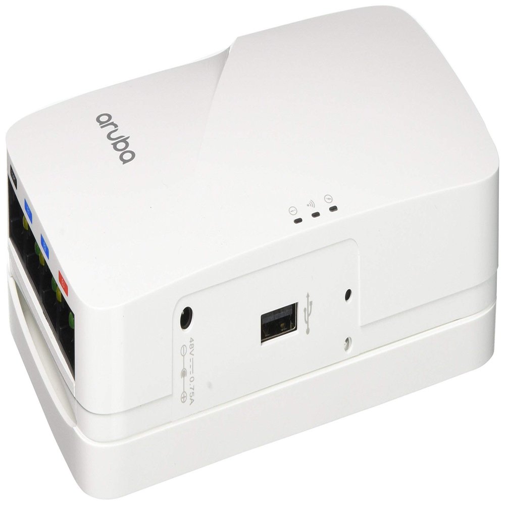 HP Aruba AP-303H (JY680AR) Wireless Access Point - Unified Dual-Radio 802.11ac Wave 2 2x2:2 with Internal Antennas (Renewed)